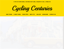 Tablet Screenshot of cycling-centuries.com